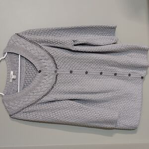 Liz Claiborne Knit Gray Sweater Size XL